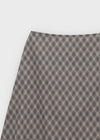 Bano Check Midi Skirt