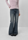 Nellu Low-waist Semi-bootcut Denim Pants