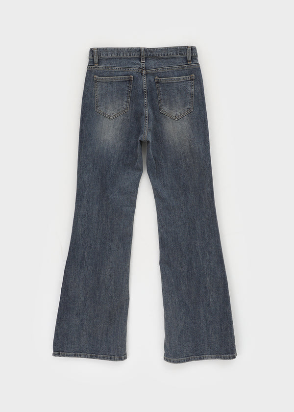 Nellu Low-waist Semi-bootcut Denim Pants