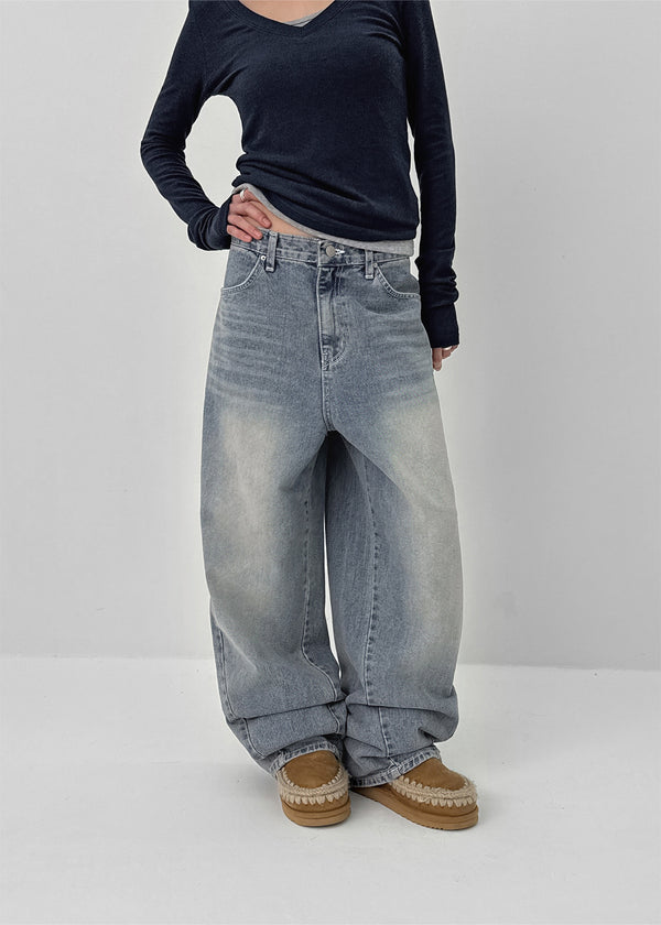 Kilo Balloon Wide Denim Pants