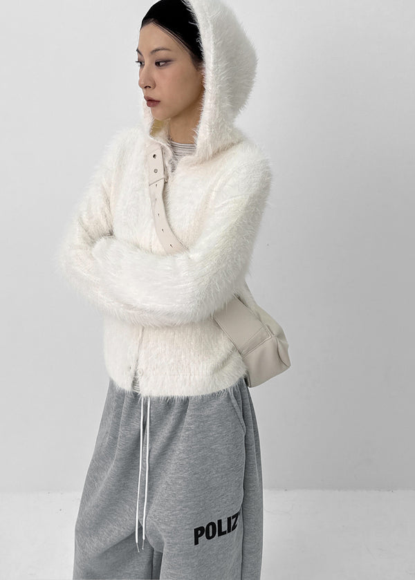 (UNISEX) Ekat Printed Fleece Wide Banding Pants