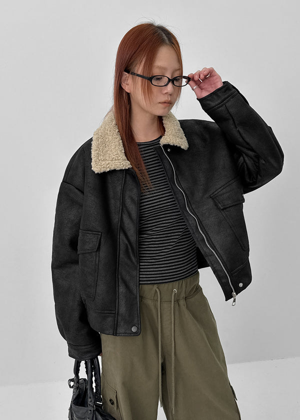 Holden Fur Leather Jumper