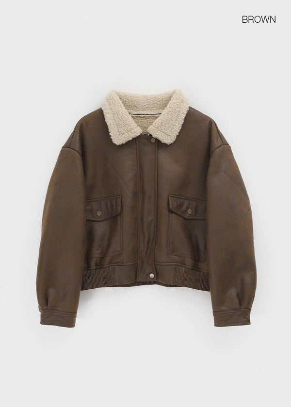 Holden Fur Leather Jumper