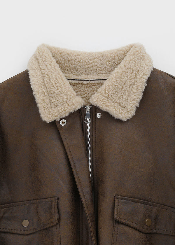 Holden Fur Leather Jumper