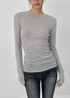 Of Stripe Long Sleeve Tee (30% Wool)