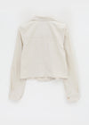 Serni Cotton Semi-crop Shirt Jacket