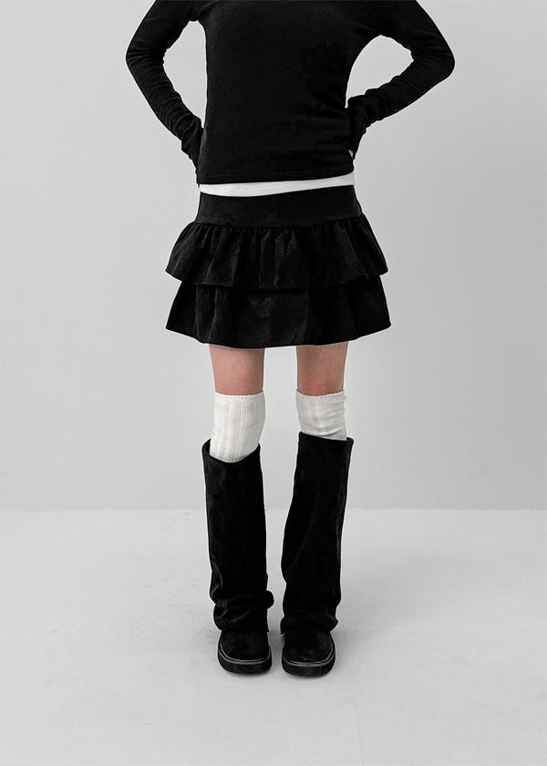 Lopia Suede Folding Long Boots