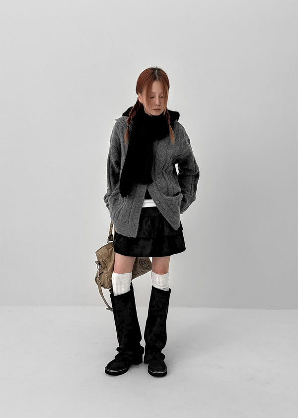 Lopia Suede Folding Long Boots