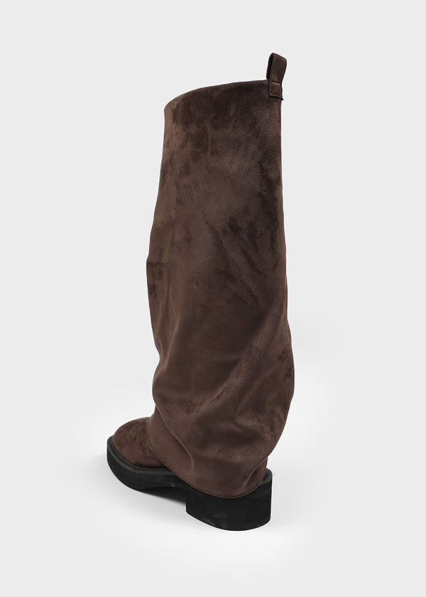 Lopia Suede Folding Long Boots