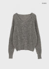 Camron V-neck Ribbed Loose-fit Knit