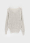 Camron V-neck Ribbed Loose-fit Knit