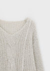 Camron V-neck Ribbed Loose-fit Knit