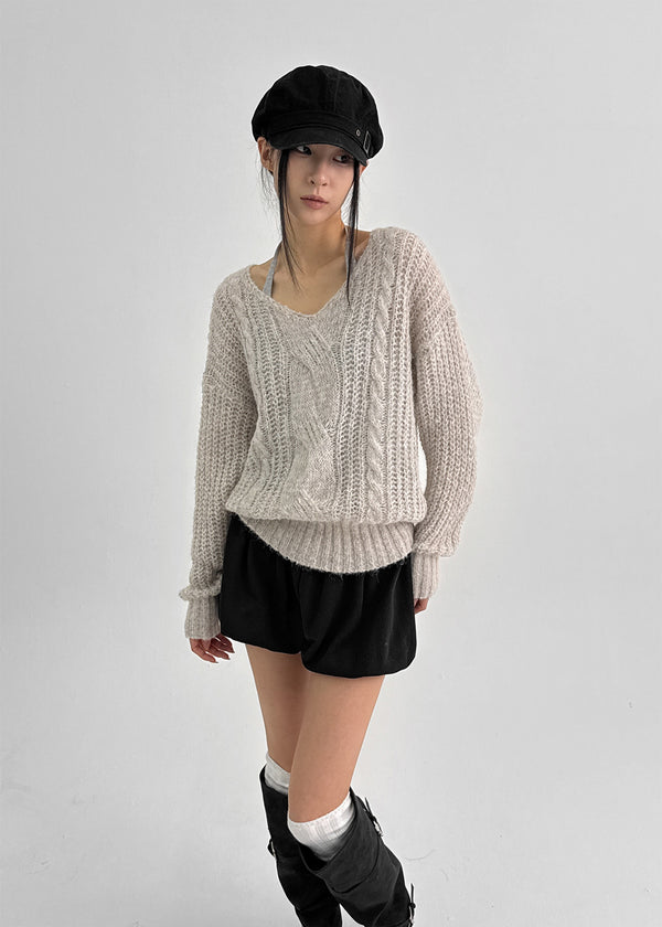 Homenua Banding Balloon Short Banding Pants