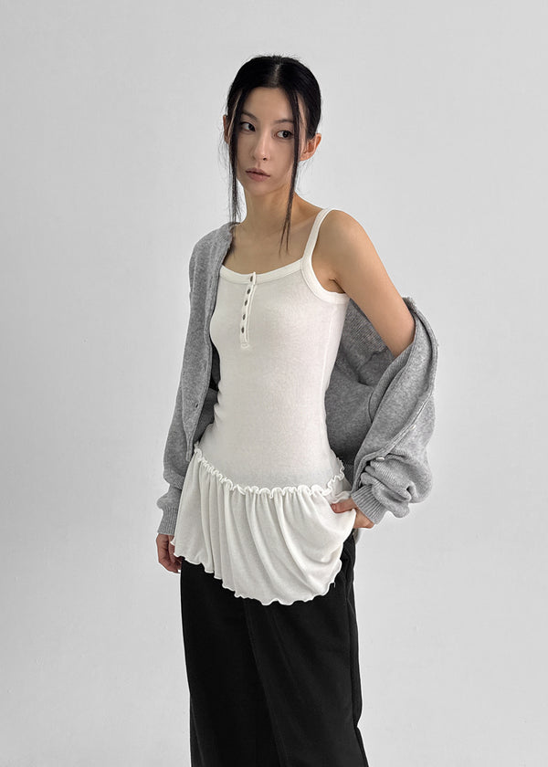 Connel Set - Layered Button-up, Slim Muffler