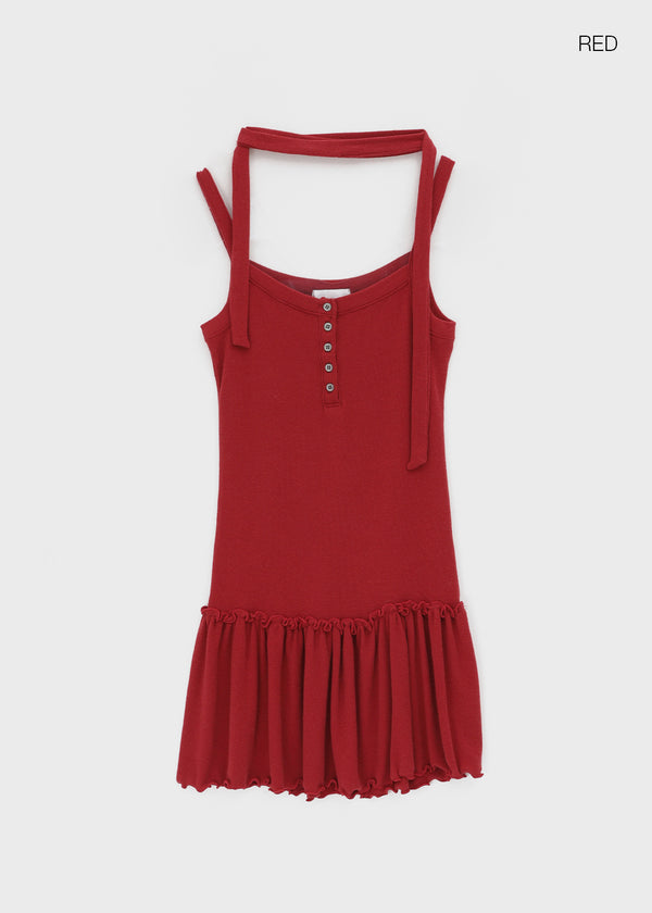 Connel Set - Layered Button-up, Slim Muffler