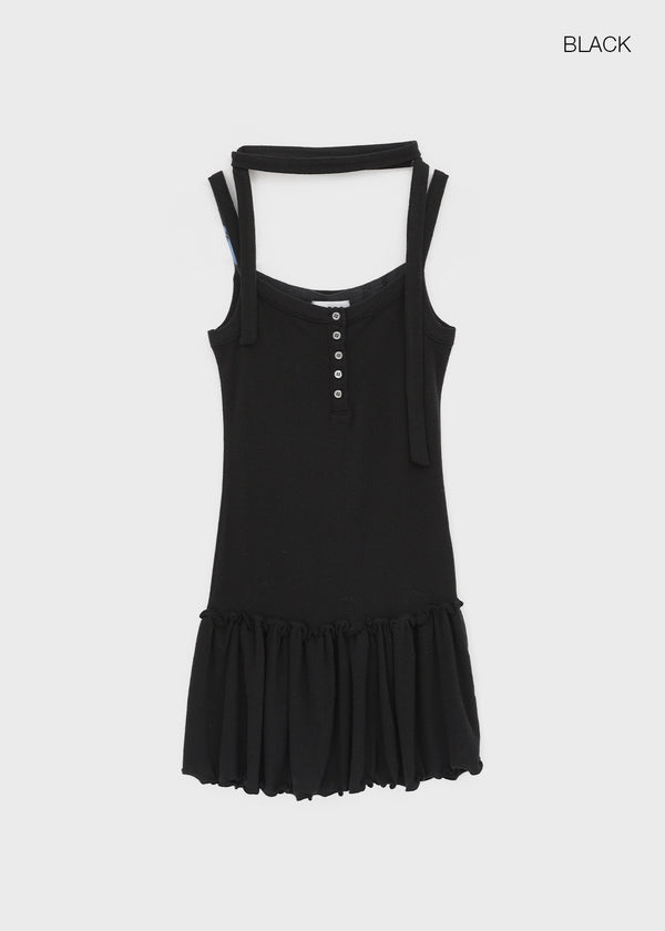 Connel Set - Layered Button-up, Slim Muffler