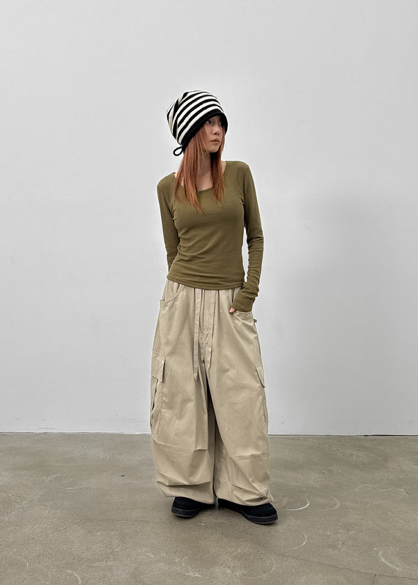 (UNISEX) Banten Banding Wide Balloon Cargo Pants