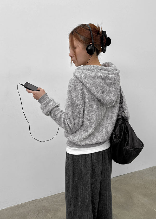 Arcady Wool Knit Hoodie