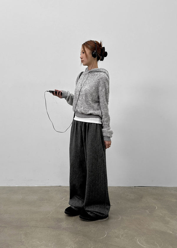 Arcady Wool Knit Hoodie