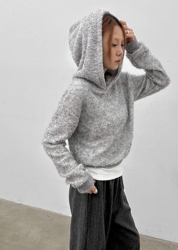 Arcady Wool Knit Hoodie