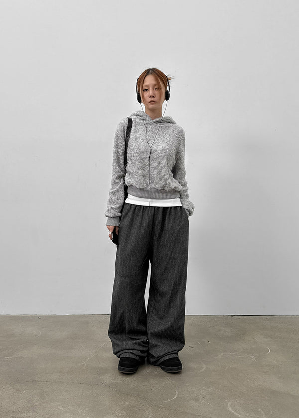 Arcady Wool Knit Hoodie