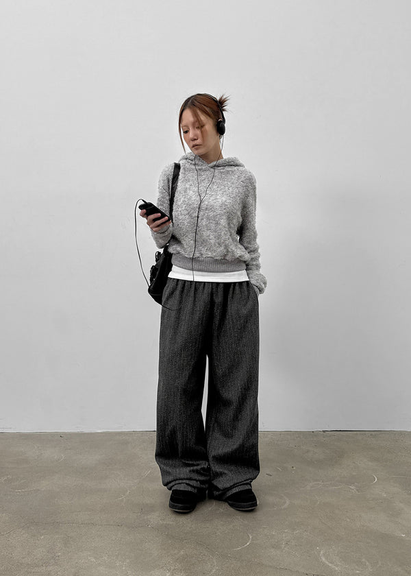 Arcady Wool Knit Hoodie