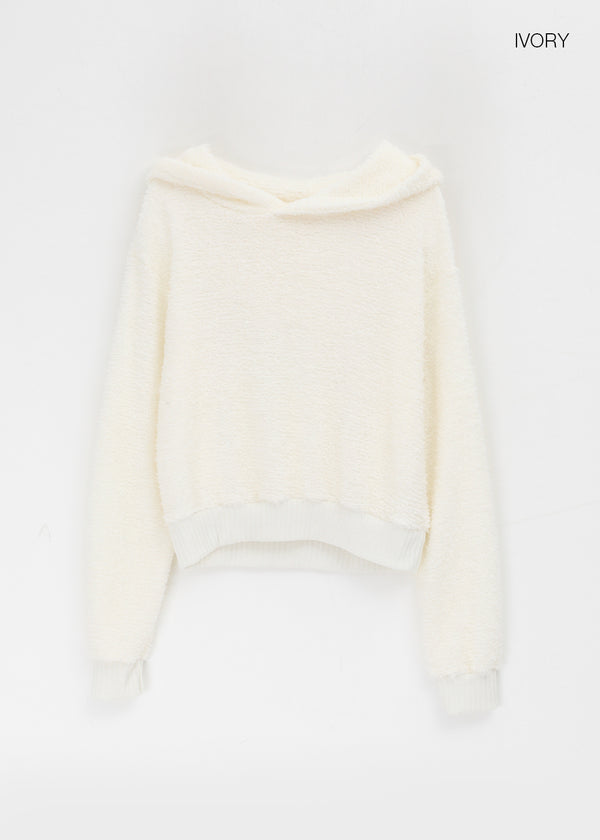 Arcady Wool Knit Hoodie