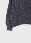 Hilooni Loose Fit V-neck Knit (60% Wool)