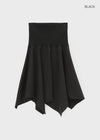Flemne Banding Flare Midi Skirt