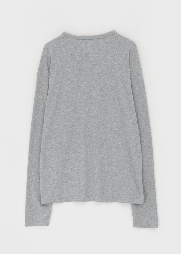 Romkang Henley Neck Loose Fit Warmer Long Sleeve T-shirt