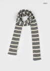 Two Leven Stripe Knit Muffler