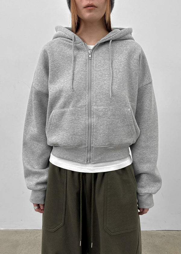 Laveni Fleece Hooded Zip-up