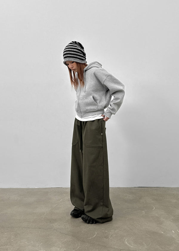 Laveni Fleece Hooded Zip-up