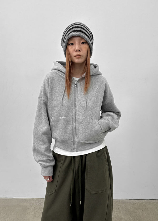 Laveni Fleece Hooded Zip-up