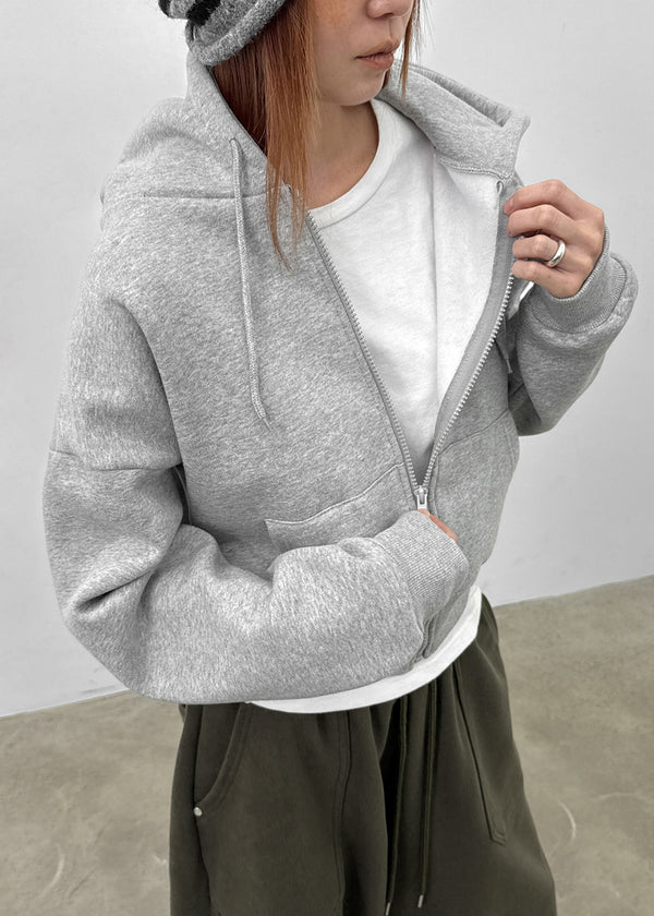 Laveni Fleece Hooded Zip-up