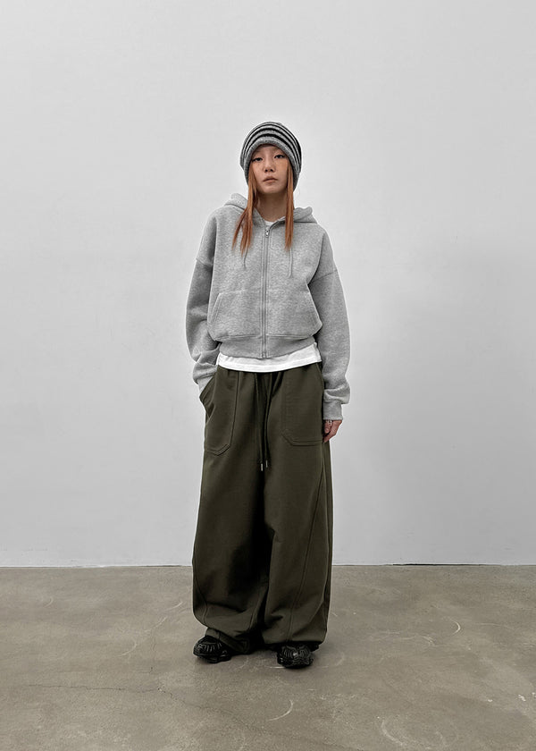 Laveni Fleece Hooded Zip-up