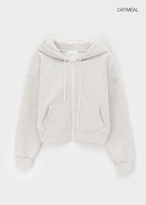 Laveni Fleece Hooded Zip-up