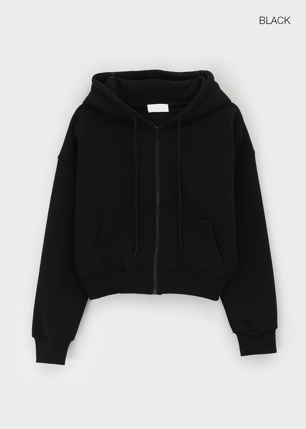 Laveni Fleece Hooded Zip-up