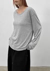Poar Basic Fleece Long Sleeve T-shirt