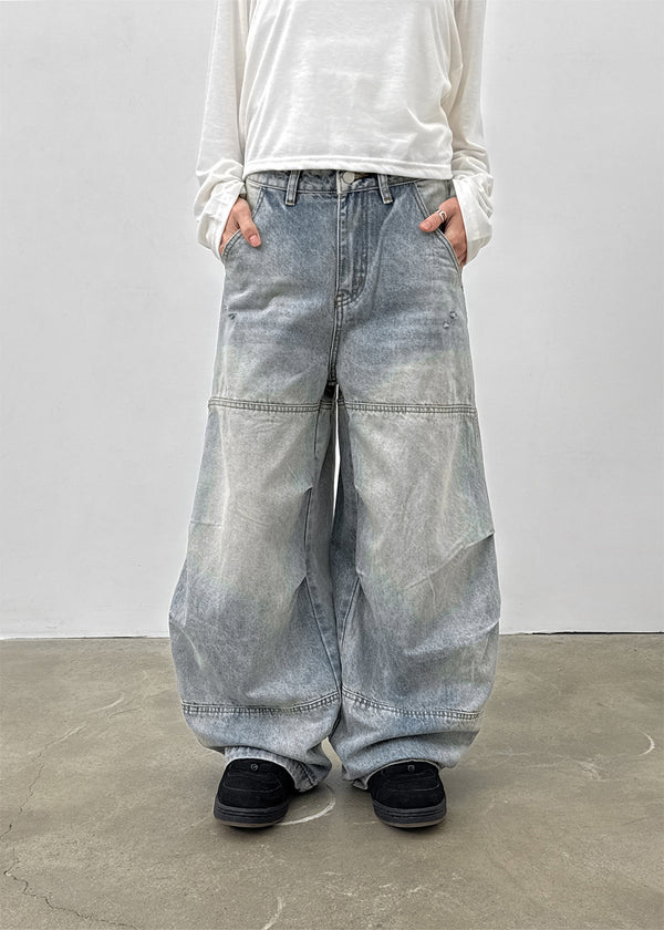 Cult Cut-out Balloon Denim Pants