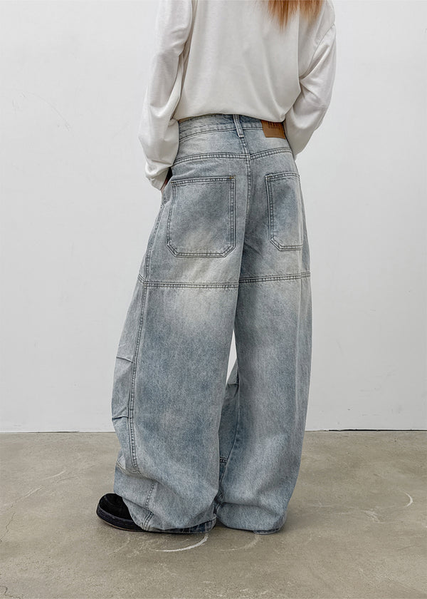 Cult Cut-out Balloon Denim Pants