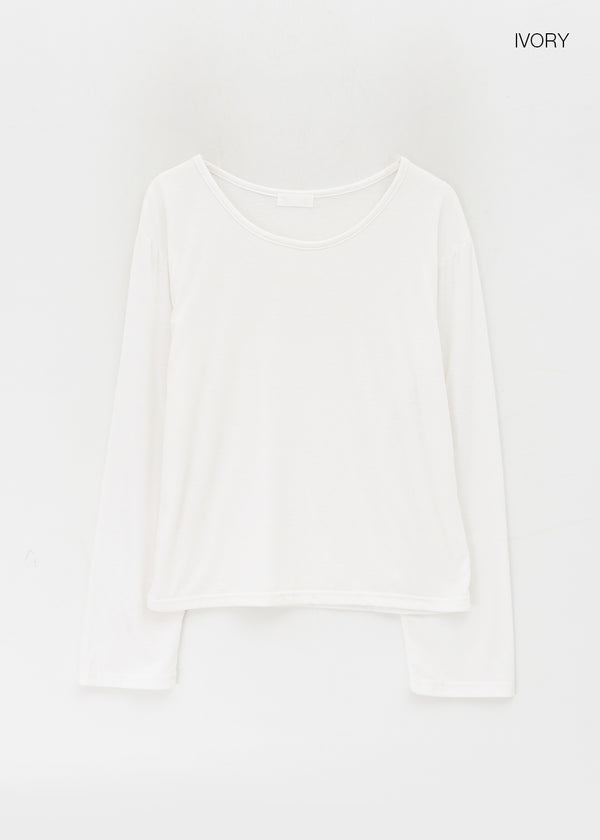 Poar Basic Fleece Long Sleeve T-shirt