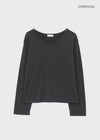 Poar Basic Fleece Long Sleeve T-shirt