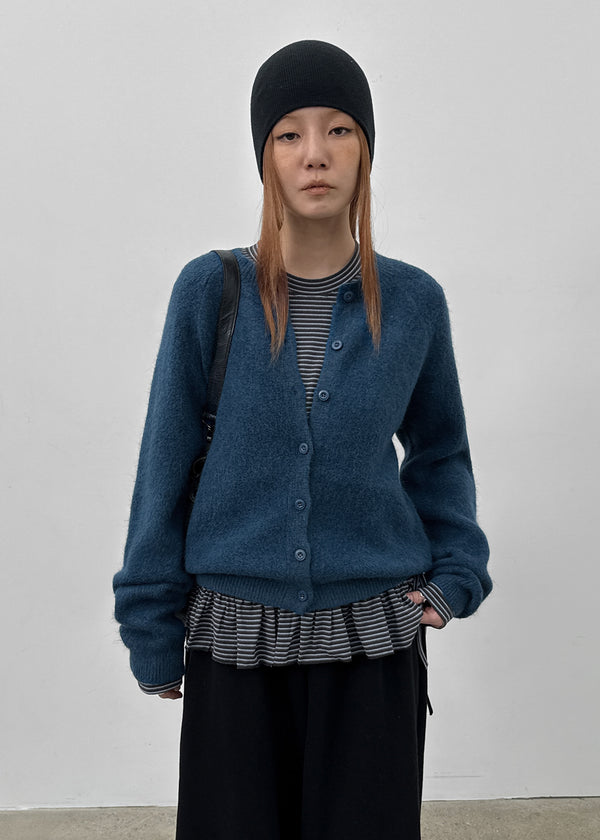 Ittu Angora Round Cardigan