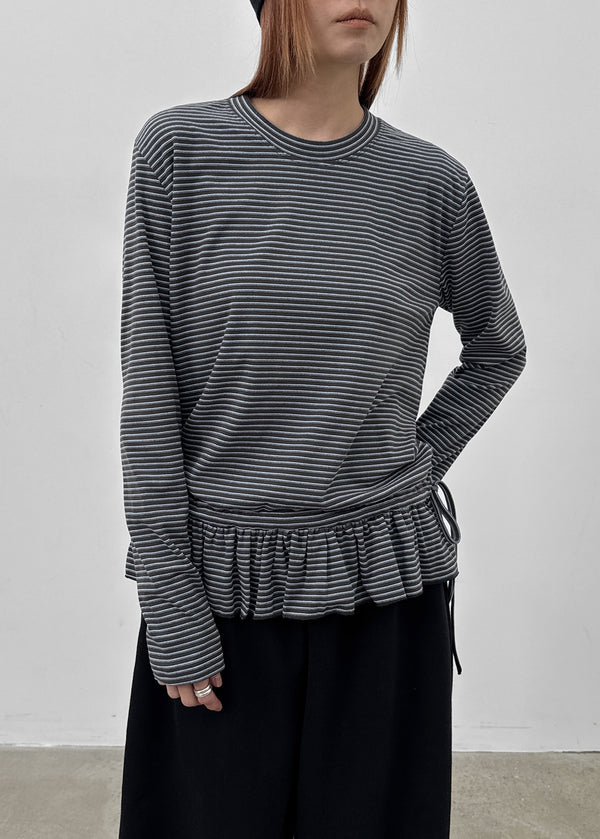 Furon Stripe Layered Long Sleeve T-shirt