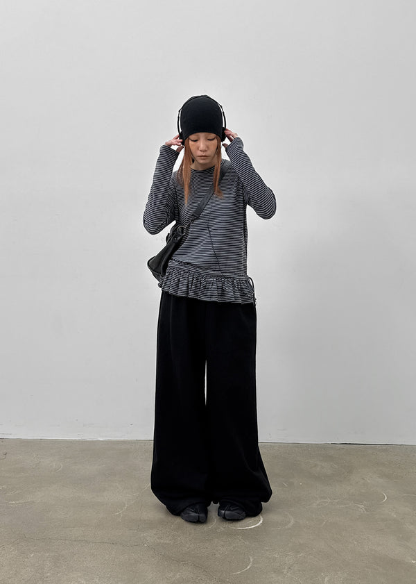 Furon Stripe Layered Long Sleeve T-shirt