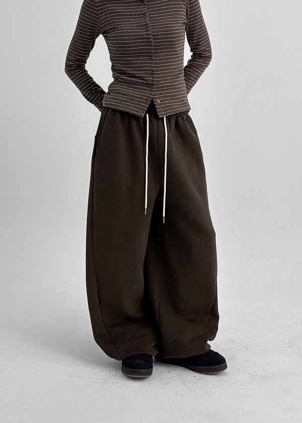 Tomin Double-sided Fleece Balloon Banding Pants
