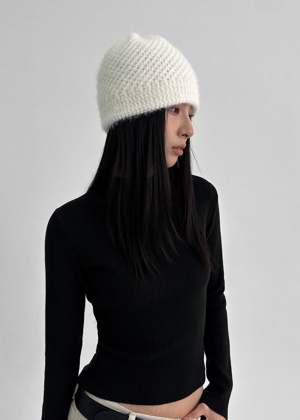 Lambton Soft Waffle Fur Beanie