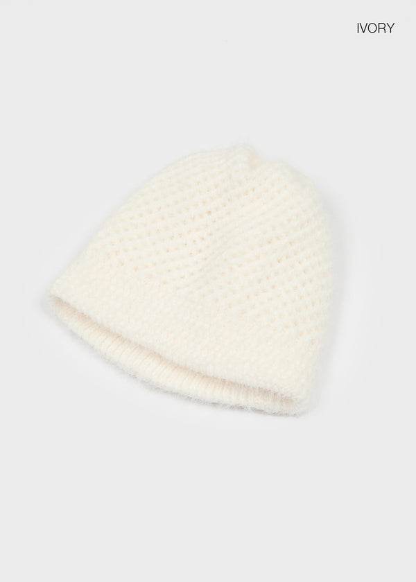 Lambton Soft Waffle Fur Beanie