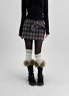 Romten Two-tone Layered Ring Leg Warmers